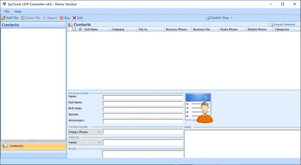 SysTools LDIF Converter截图