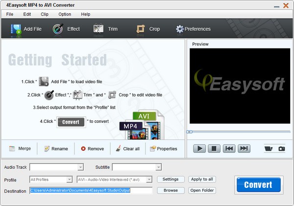 4Easysoft MP4 to AVI Converter截图