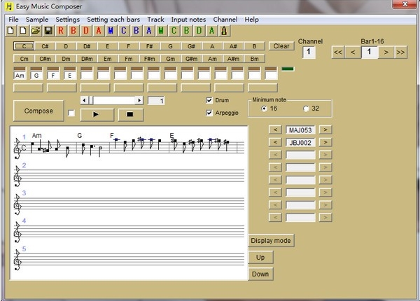 Easy Music Composer软件图片1