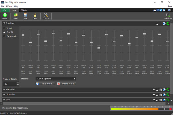 NCH DeskFX Audio Enhancer截图