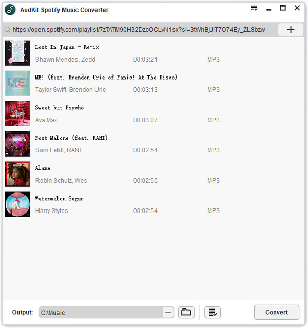 AudKit Spotify Music Converter截图