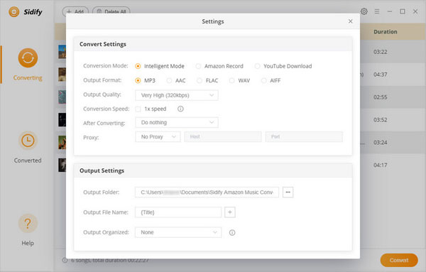 Sidify Amazon Music Converter截图