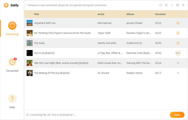 Sidify Amazon Music Converter截图