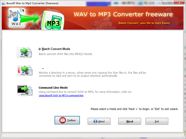 Boxoft WAV to MP3 Converter图片