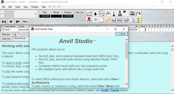 Anvil Studio下载|Anvil Studio(midi制作软件) 免费版v2022.01.04下载插图1