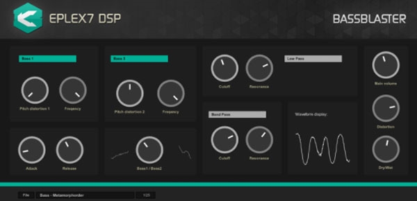 Eplex7 DSP BassBlaster (低音效果插件)免费版v1.0.0下载