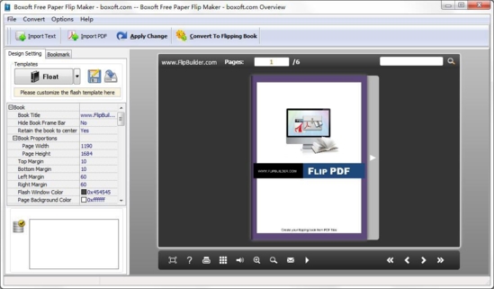 Boxoft Free Page Flip Maker(翻页书制作软件) 官方版下载插图