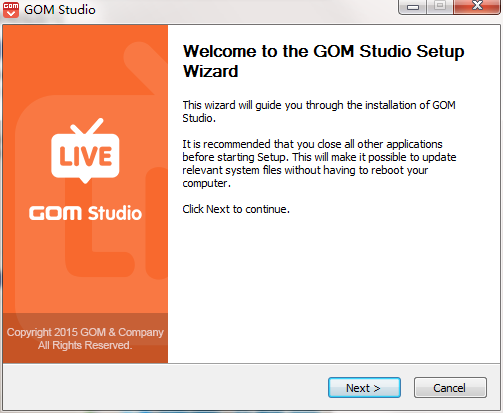 GOM Studio安装方法1