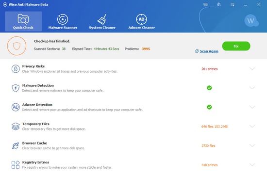 Wise Anti Malware图片