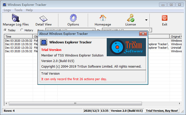 windows explorer tracker图