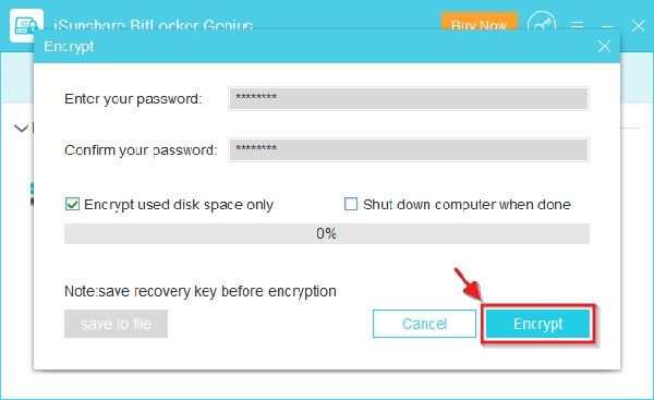 iSunshare BitLocker Genius截图3