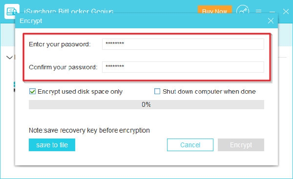 iSunshare BitLocker Genius截图7