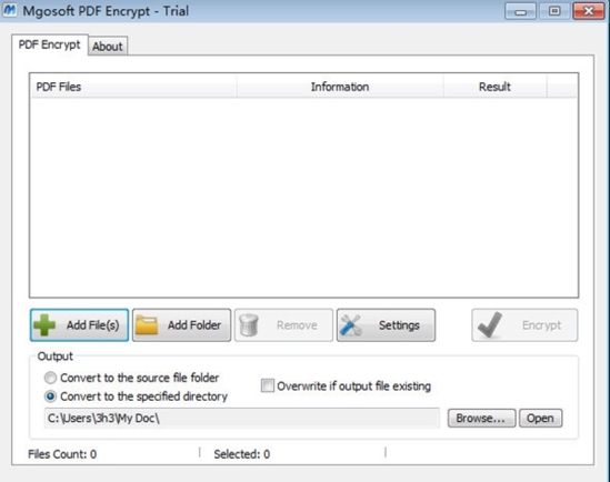 Mgosoft PDF Encrypt (pdf加密软件)免费版v9.7.4下载插图
