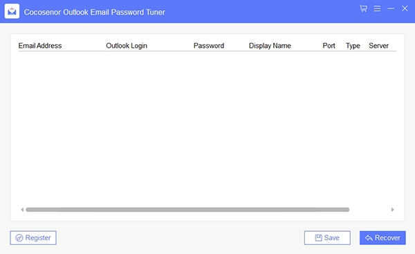 Cocosenor Outlook Email Password Tuner图片1