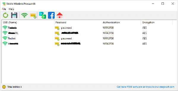 SterJo Wireless Passwords截图