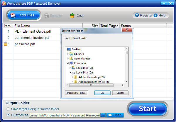 Wondershare PDF Password Remover图片