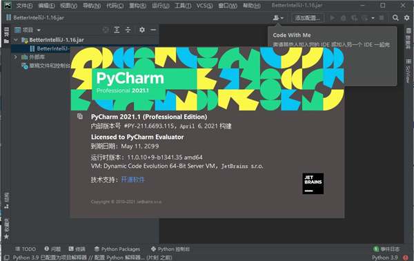 PyCharm2021中文插件1