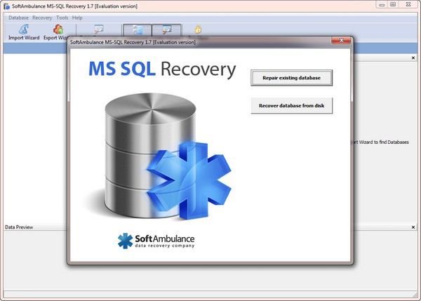 SoftAmbulance MS-SQL Recovery截图