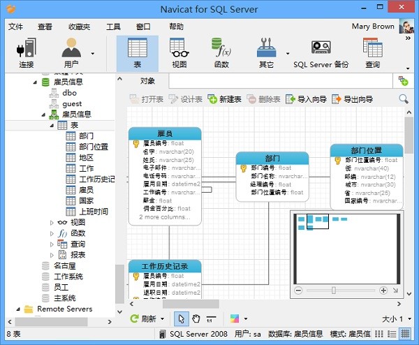 Navicat for SQL Server图