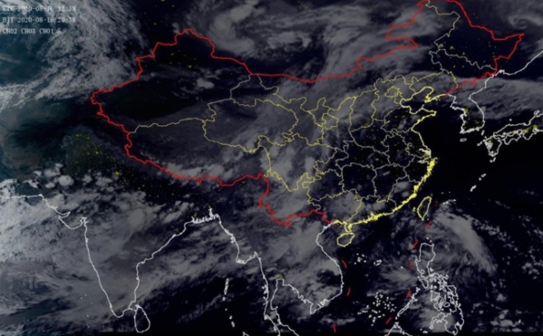 中国卫星云图图片