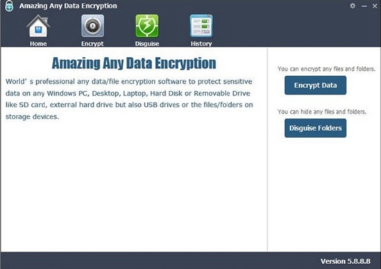 Amazing Any Data Encryption(数据加密软件)官方版v5.8.8.8下载插图1