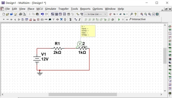 mulTIsim13放置探针图4
