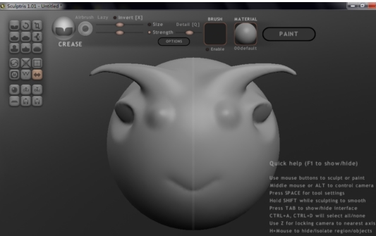 sculptris alpha图片