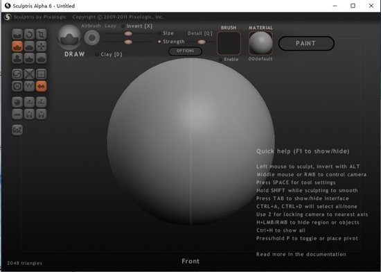 sculptris alpha图片