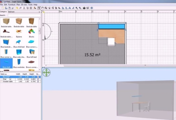 Sweet Home 3D使用说明图