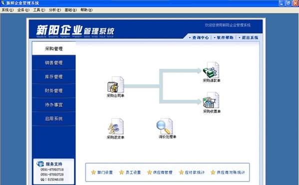 新阳企业管理系统图片2