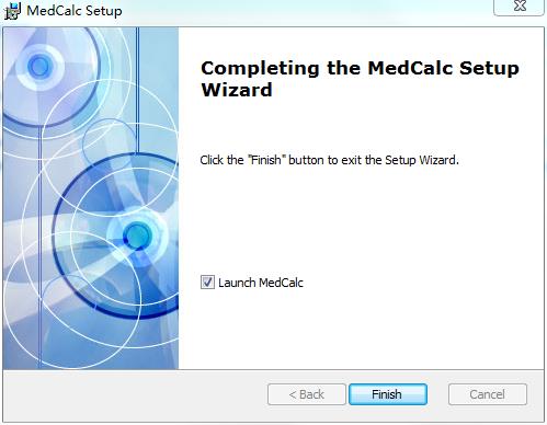 MedCalc安装教程5
