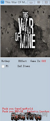 这是我的战争修改器|这是我的战争一项修改器 v1.0下载