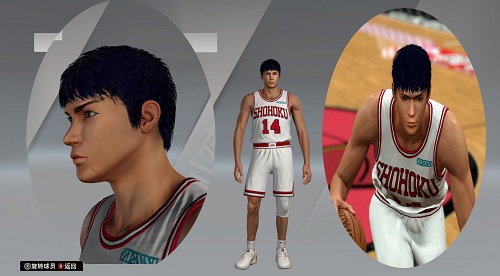 NBA2K20三井寿身形面补MOD 下载