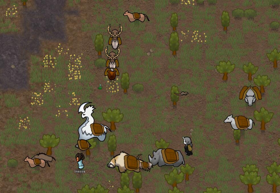 环世界驮运动物mod|边缘世界(rimworld)更多的驮运动物mod v1.0下载