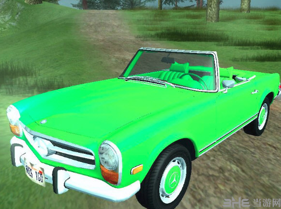 GTASA奔驰老轿车MOD|侠盗猎车手圣安地列斯1970款梅赛德斯奔驰280SL轿车MOD 下载