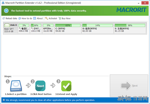 Macrorit Partition Extender