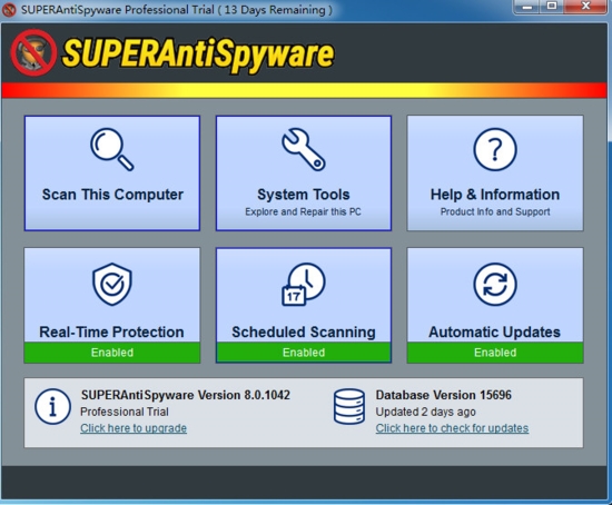 SUPERAntiSpyware破解版|SUPERAntiSpyware Pro (安全保护软件)免费版v8.0下载插图1