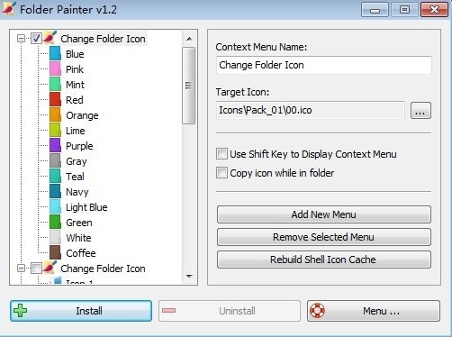 Folder Painter (文件夹颜色修改软件)官方版v1.2下载插图