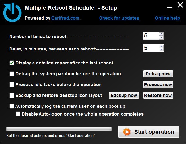 Multiple Reboot Scheduler(系统优化工具)