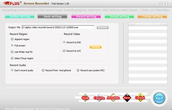 Aplus Screen Recorder软件图片2