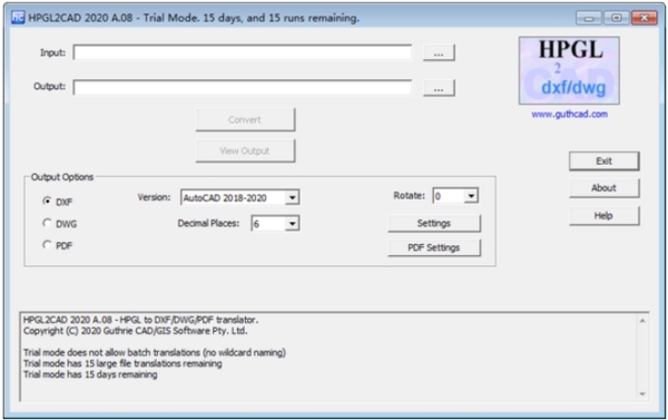 HPGL2CAD 2020软件图片