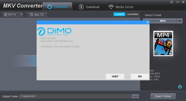 Dimo MKV Video Converter图