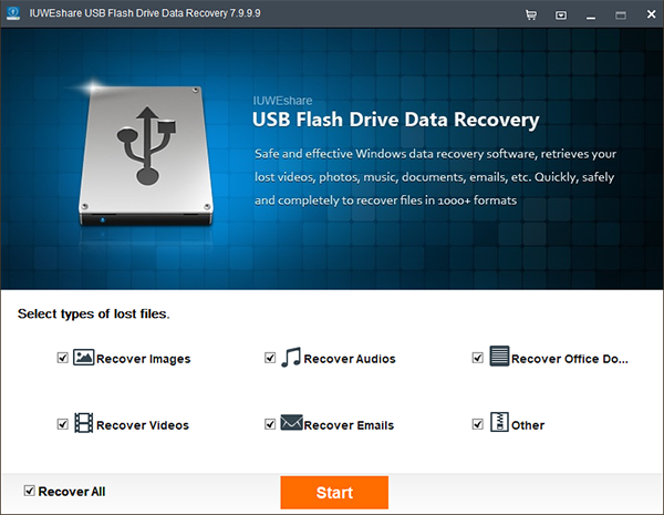 IUWEshare USB Flash Drive Data Recovery图片