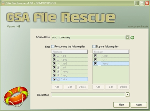 GSA File Rescue软件图片3