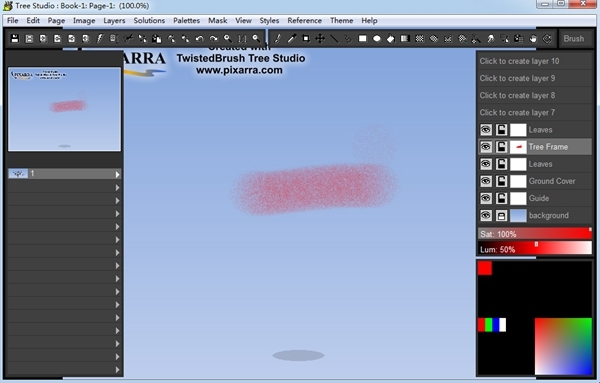 Pixarra TwistedBrush Tree Studio软件图片1
