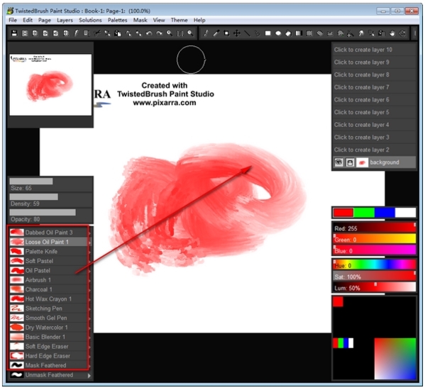 TwistedBrush Paint Studio (油彩绘画软件)官方电脑版v3.02下载插图4