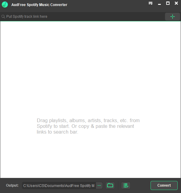 AudFree Spotify Music Converter图