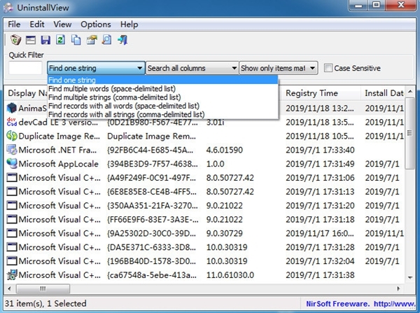 UninstallView (程序卸载软件)官方版v1.33下载插图2