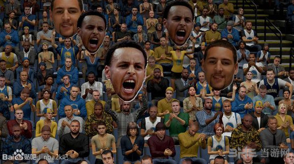 NBA2K16勇士观众水花兄弟大头照美化补丁 下载