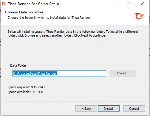 Thea For Rhino安装方法4